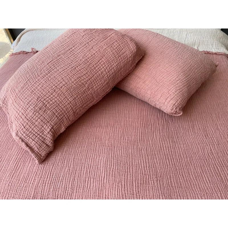 sussexhome Muslin Shams Turkish Cotton Pillow Sham (Set of 2)