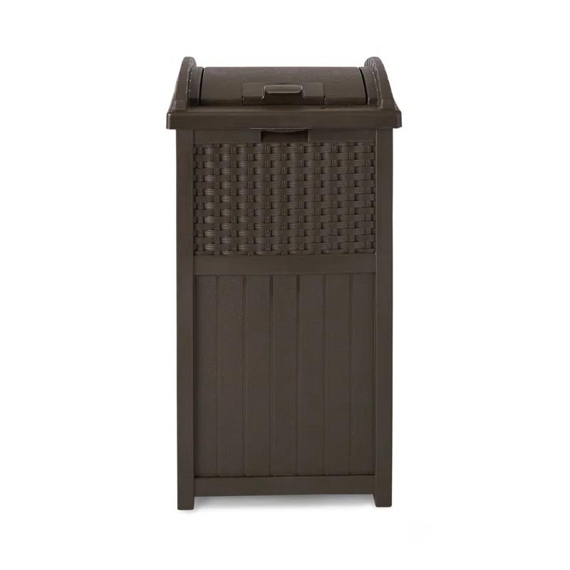 Suncast Suncast 33 Gallon Manual Lift Trash Hideaway Container