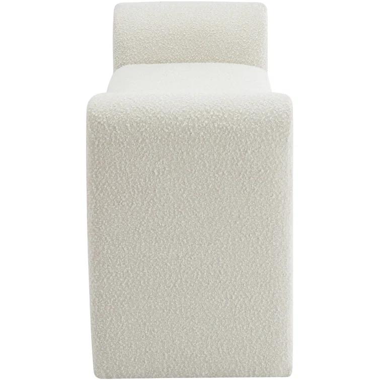 Wrought Studio™ Hiroyasu Upholstered Boucle Bench