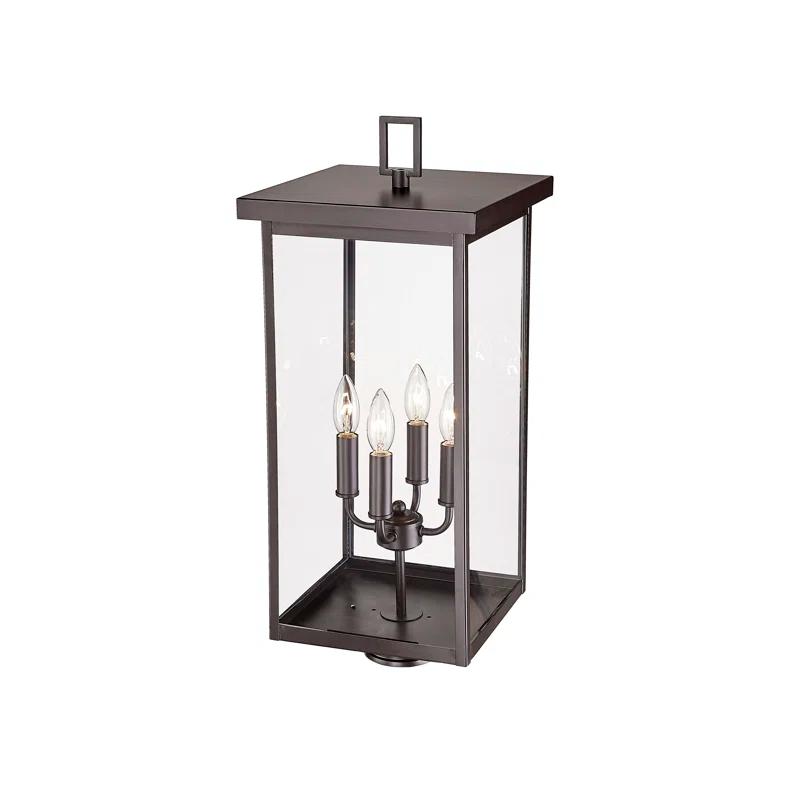 Barkeley 4 Light 26.13" Tall Outdoor Single Head Post Light