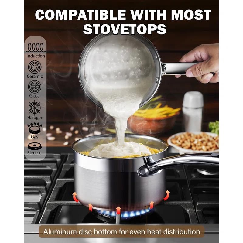Cooks Standard Cooks Standard 6 Quarts Stainless Steel Stock Pot