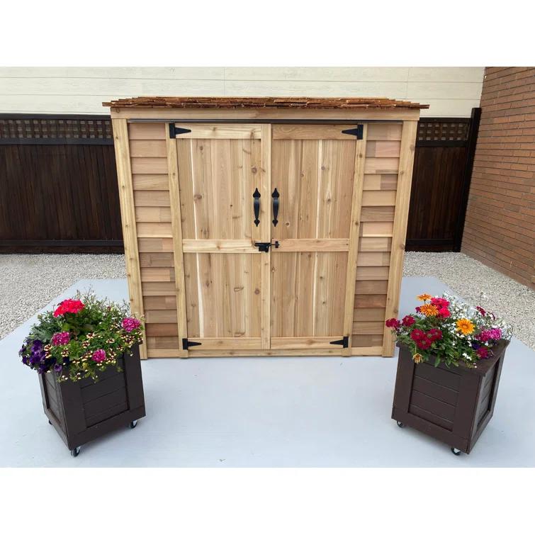 Outdoor Living Today Grand Garden Chalet Shed 6X3 With Cedar Roof