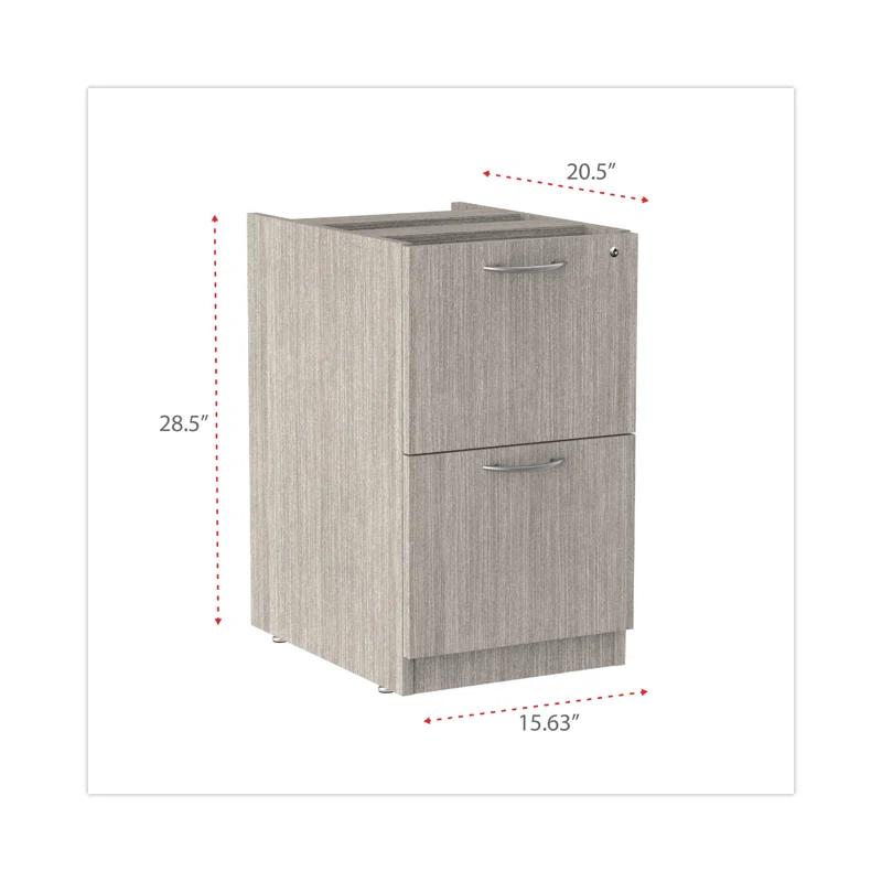 Alera® 15.63'' Wide 2 -Drawer File Cabinet