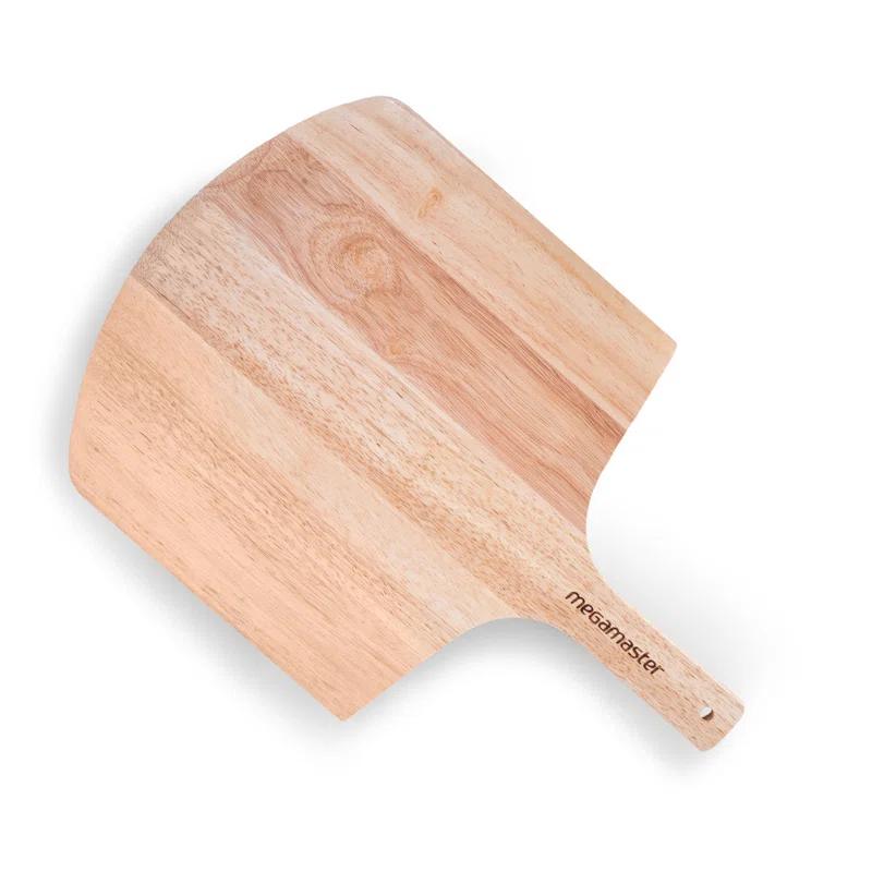Megamaster Megamaster 12" Bamboo Pizza Peel – Wooden Pizza Paddle & Serving Board for Baking, Cheese, Bread, and Vegetables – Oven Accessory, 530-0048P