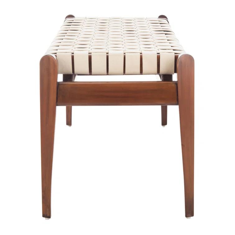 Kenan Genuine Leather Bench