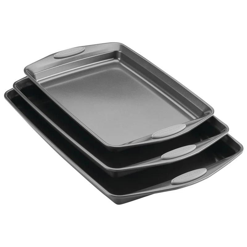 Rachael Ray Rachael Ray Nonstick Bakeware Cookie Pans / Baking Pans Set, 3 Piece