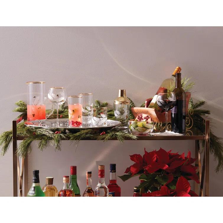 Lenox Holiday Gold 4-Piece Glassware Set
