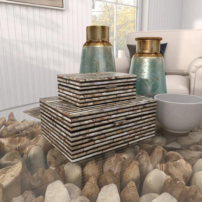2 - Piece Handmade Decorative Box