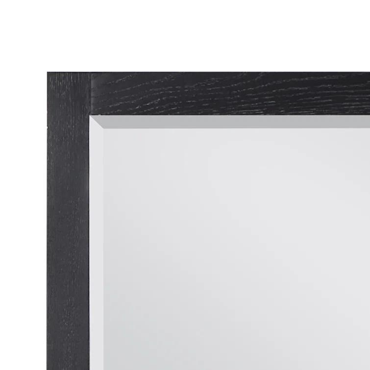 Altair Ivy Wood Flat Wall Mirror