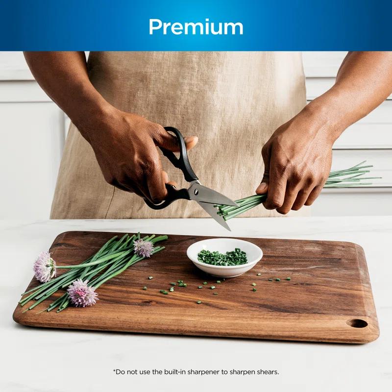 Ninja Ninja® Foodi® NeverDull Premium Knife System, 14-Piece Knife Block Set with Built-in Sharpener, Stainless Steel Knives, Black