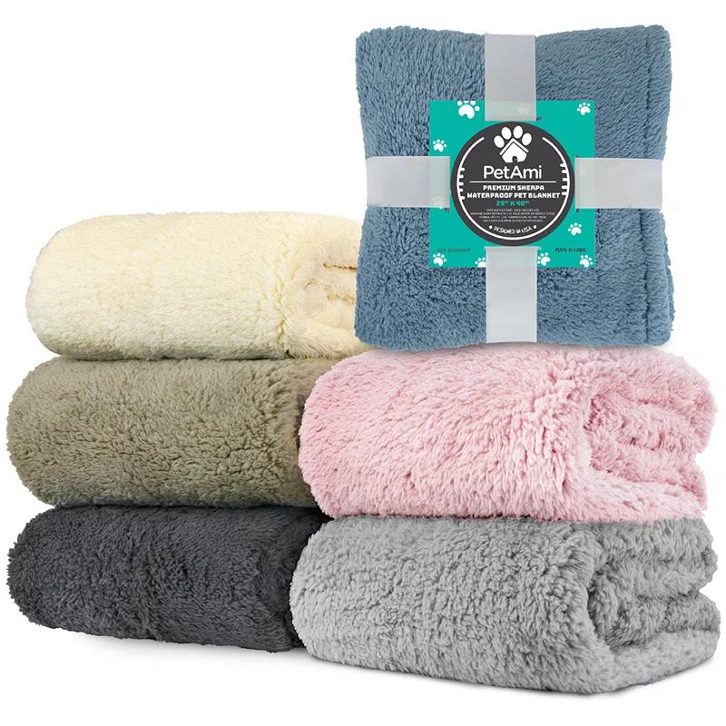PetAmi Sherpa Fleece Pet Blanket