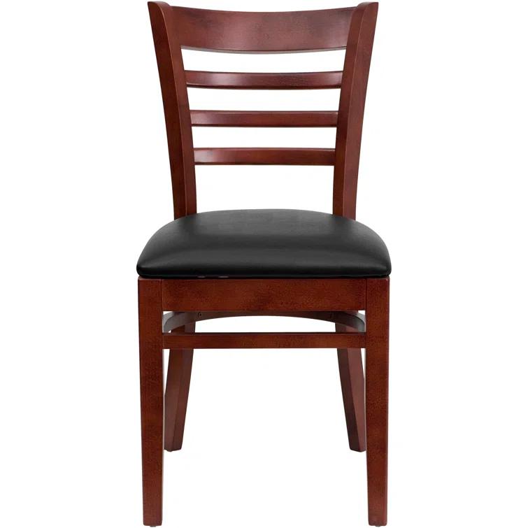 Red Barrel Studio® Ladder Back Wooden Restaurant Chair