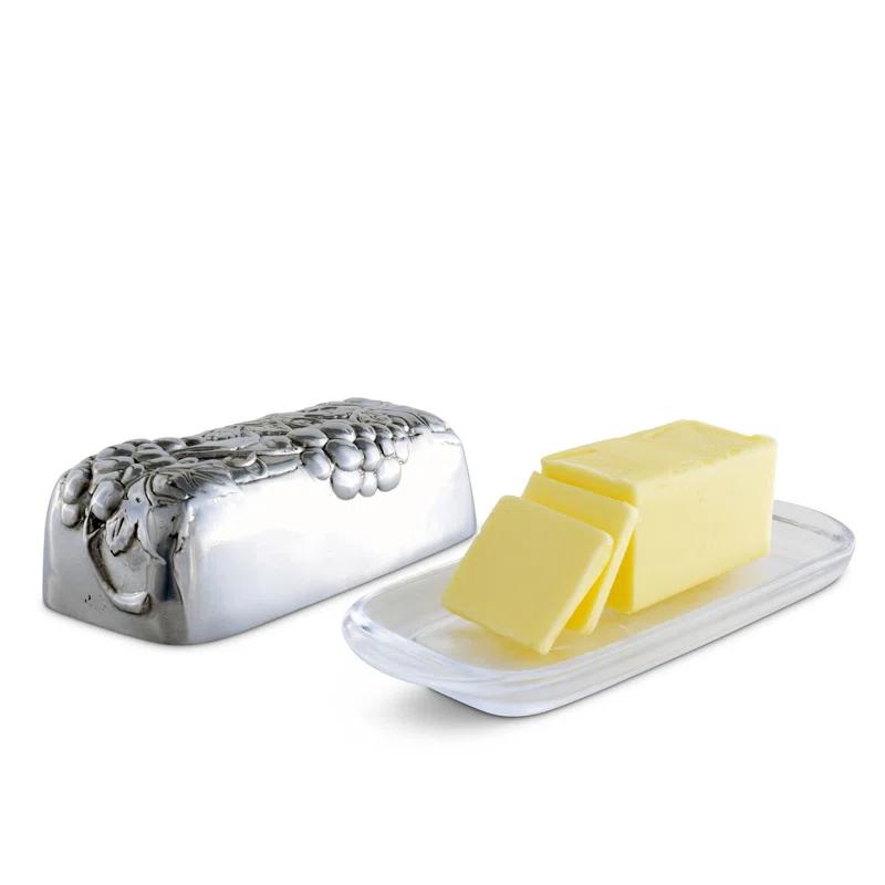 Arthur Court Designs Arthur Court Designs Grape Aluminum Butter Dish