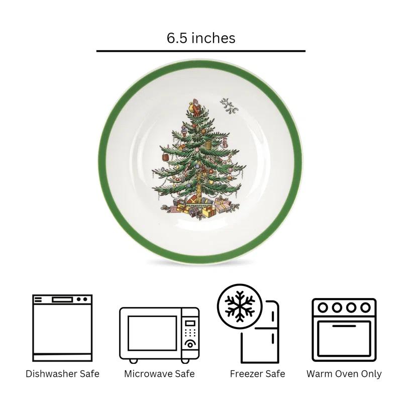 Spode Christmas Tree Bread & Butter Plate (Set of 4)