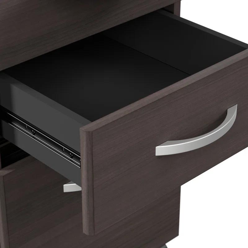 Bush Business Furniture Arrive 16'' Wide 3 -Drawer Mobile File Cabinet