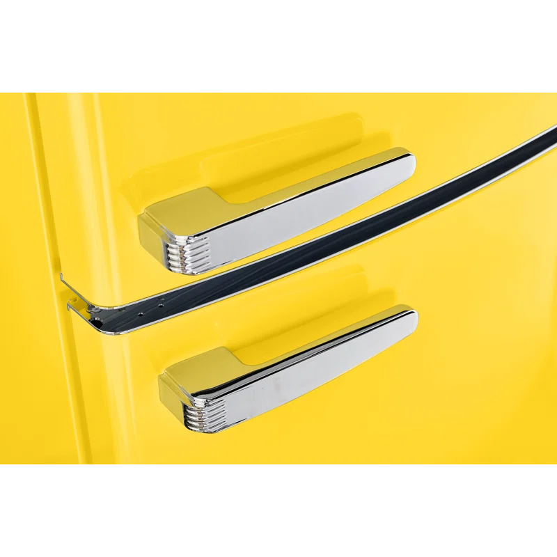 Unique Appliances Classic Retro 24 In 12 Cu.ft Bottom Mount Fridge Auto Defrost, Energy Star Certified, Counter Depth UGP-340L Y AC