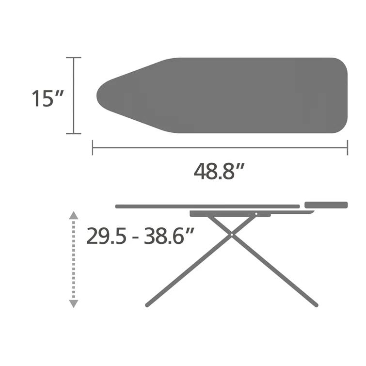 Brabantia Brabantia Size B Medium Ironing Board with Solid Steam Unit Holder