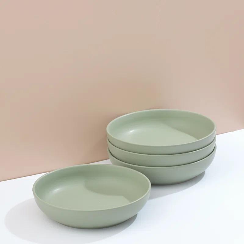 JoyJolt JoyJolt Mesa 4pc Stoneware Pasta Bowl set, 40oz (Set of 4)