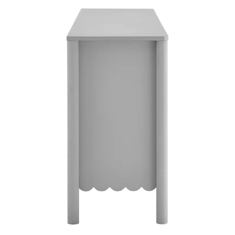 Modway Emmeline 66" 4-Door Scalloped Sideboard Cabinet