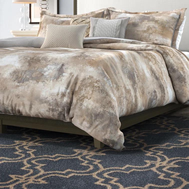 Madison Park Beacon 7 Piece Textured Cotton Blend Comforter Set (Set of 7)
