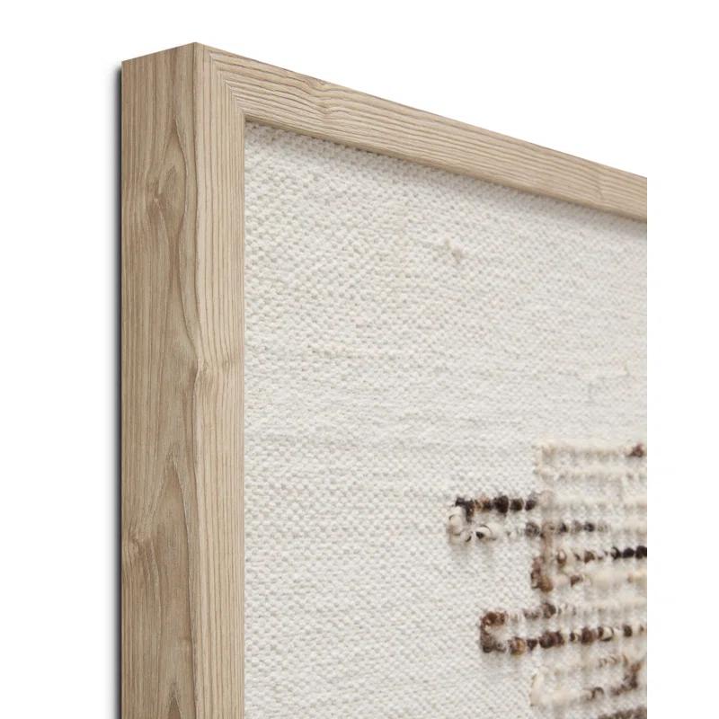 Amber Lewis x Loloi Getty Taupe / Ivory 3'-2" x 3'-6" Wall Art