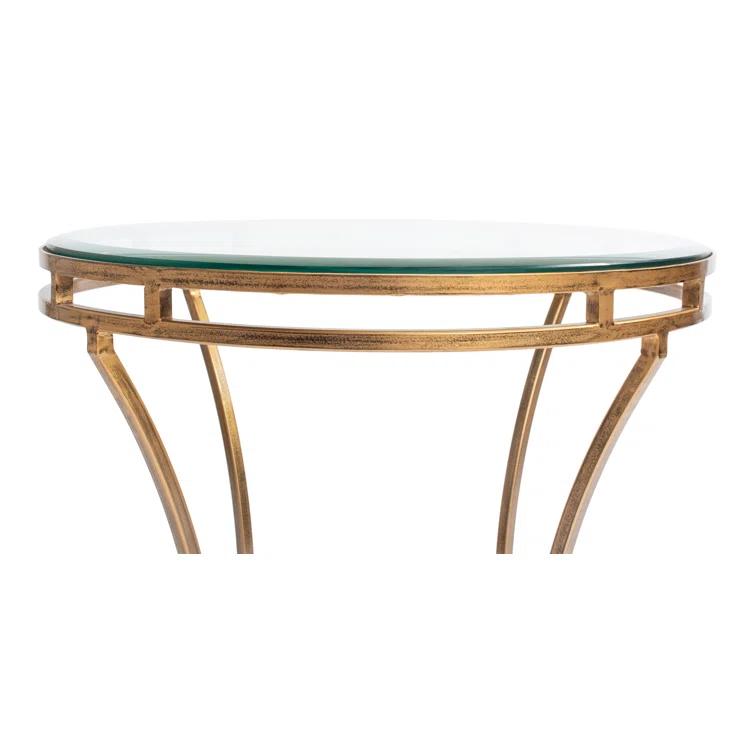 Sarreid Ltd Glass Top End Table