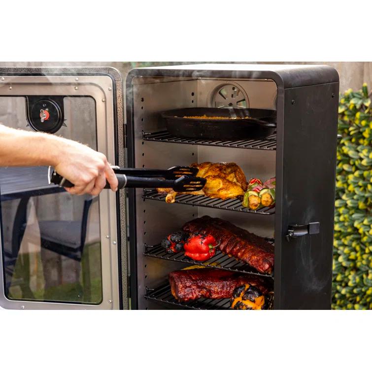 Pit Boss Pit Boss 3-Series Electric Vertical Smoker, Silver Hammertone