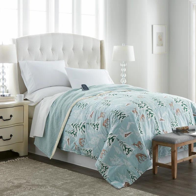 Micro Flannel® Micro Flannel® Reverse to Sherpa Electric Blanket