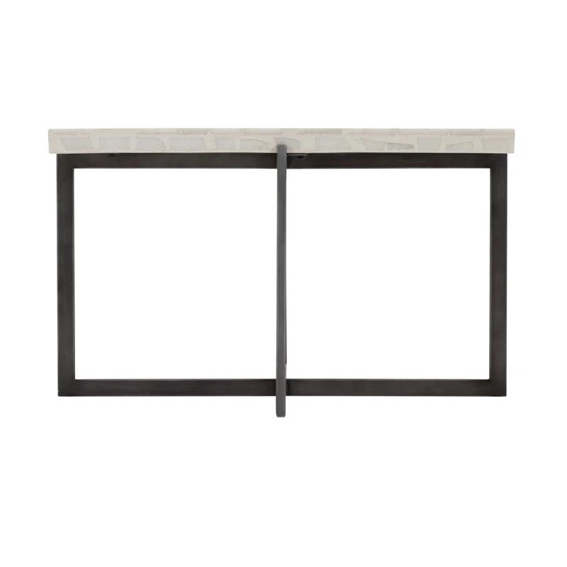 Stillwater Rectangular Concrete Outdoor Coffee Table