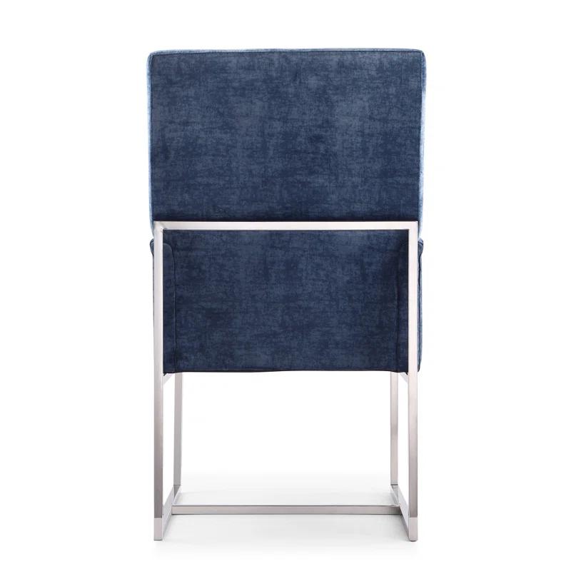 Orren Ellis Element Tufted Velvet Upholstered Arm Chair