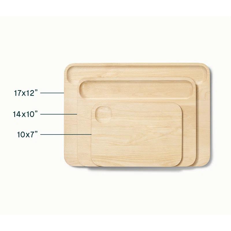Caraway Birch Wood 4-Piece Cutting Board Set