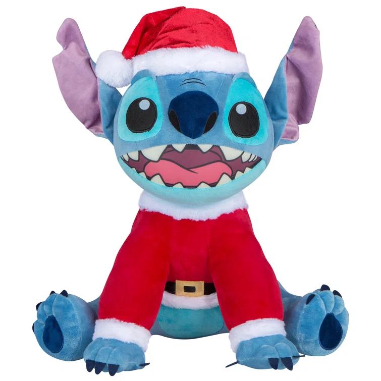 Gemmy Industries Holiday Greeter - Stitch in Santa Hat