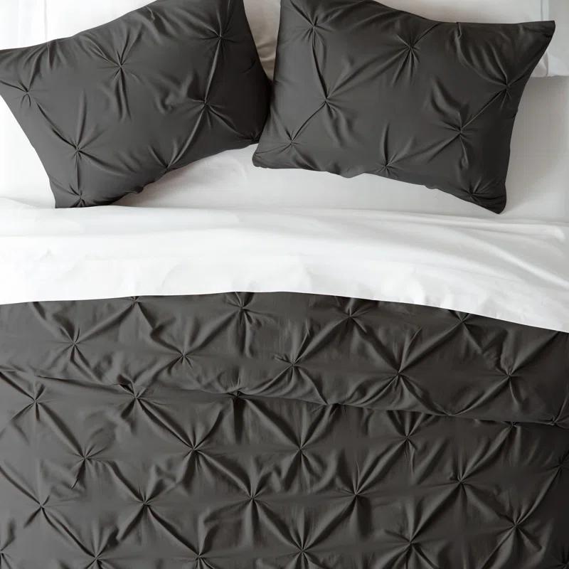 Becky Cameron Pinch Pleat Textured Duvet Cover Set