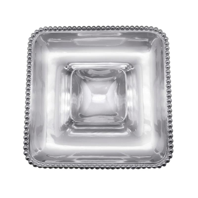 Mariposa Mariposa Aluminum Chips And Dip Platter