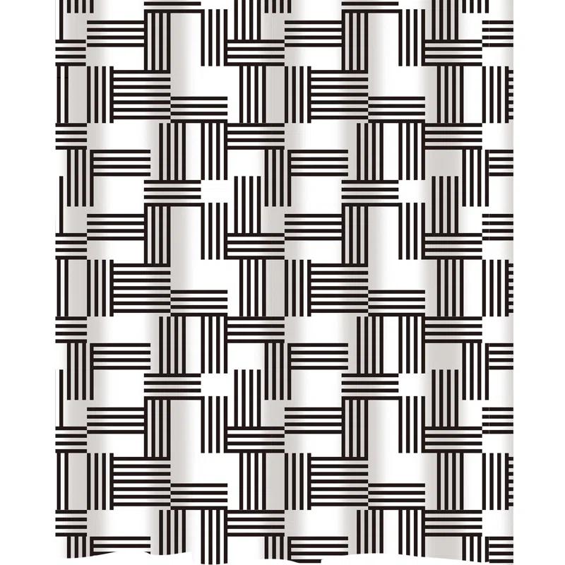 Bath Bliss Abstract Shower Curtain