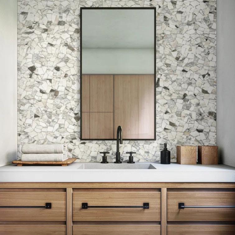 Daltile Gamma Natural Stone Pebble Wall and Floor Mosaic Tile (Set of 10)