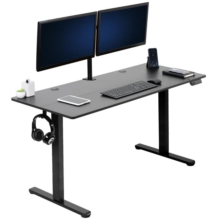 Vivo VIVO 55" x 24" Electric Sit Stand Desk, Height Adjustable Workstation (E155TB series)