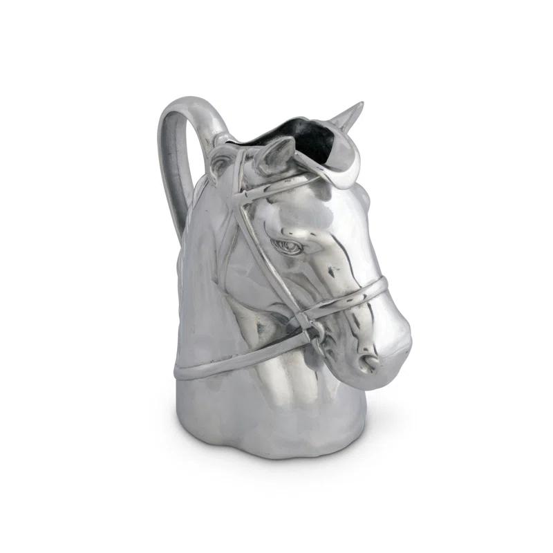 Arthur Court Designs Equestrian Thoroughbred Pitcher