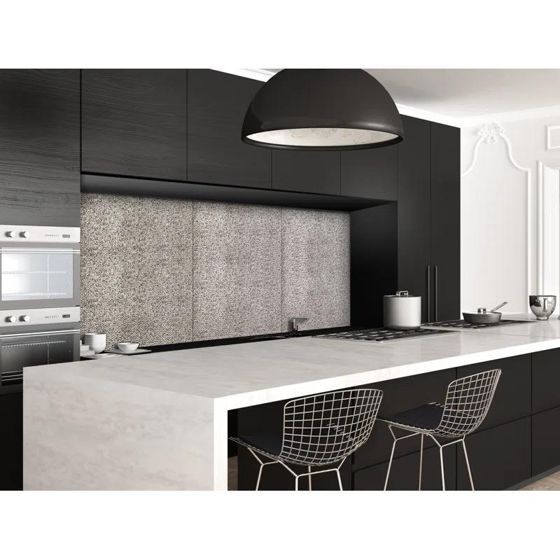 Innovera Decor by Palram Lamina 18.5" x 24.3" Vinyl Wall Paneling in Black