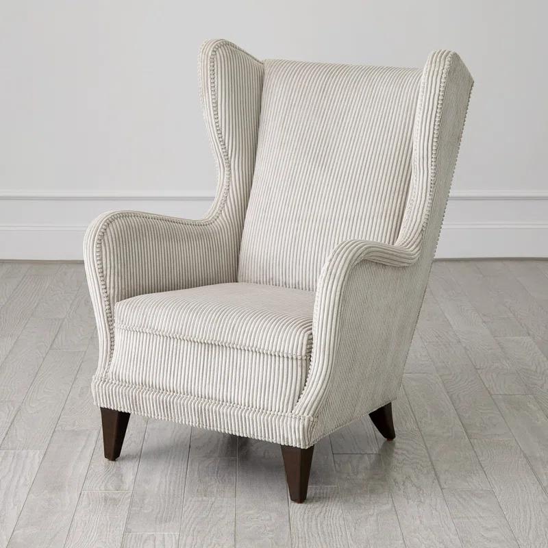 Upholstered Wingback Chair