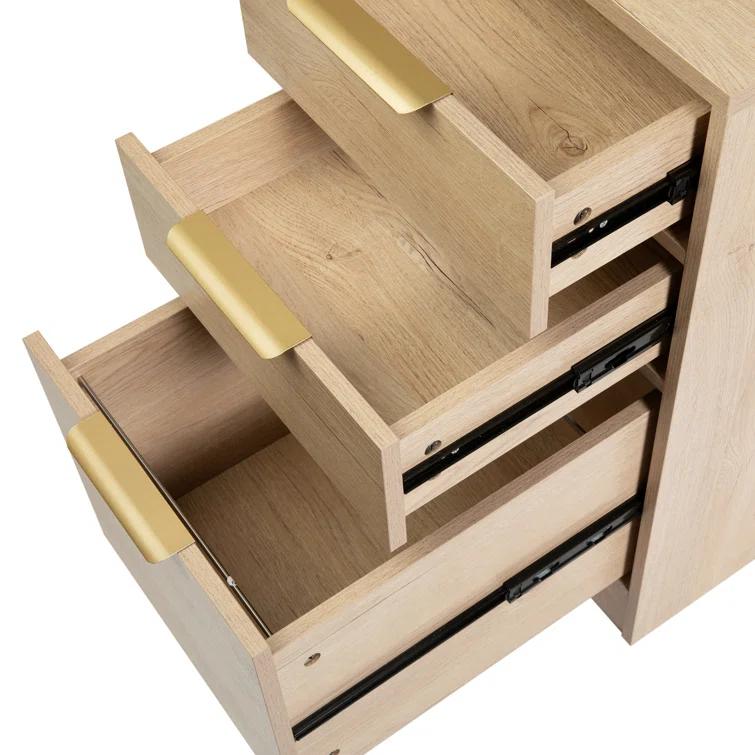Martha Stewart Martha Stewart Kayden Home Office Modular 3 Drawer File Cabinet