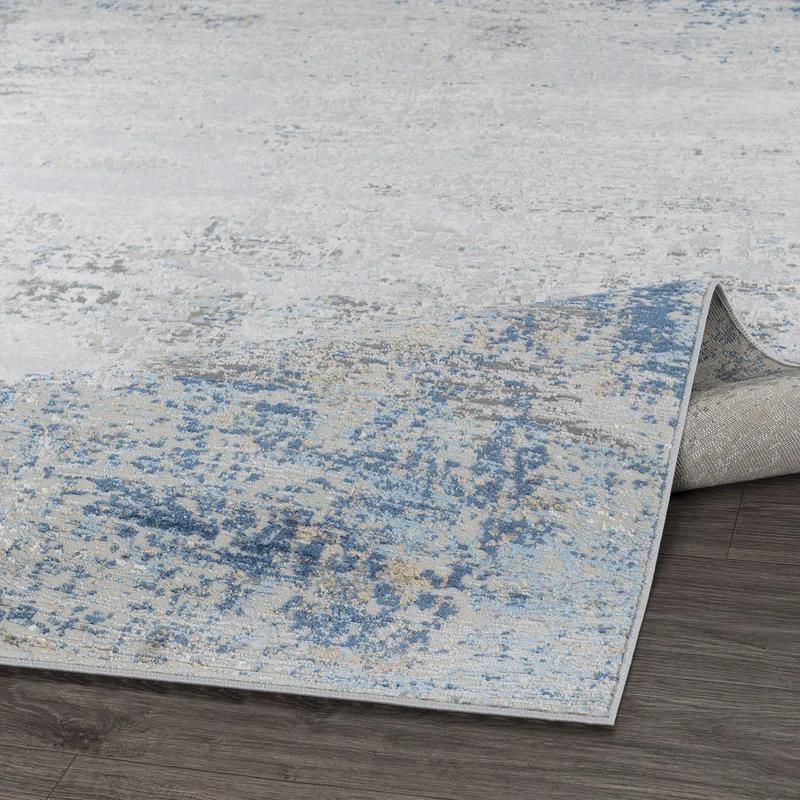 Pasargad Stella Gray/Blue Area Rug