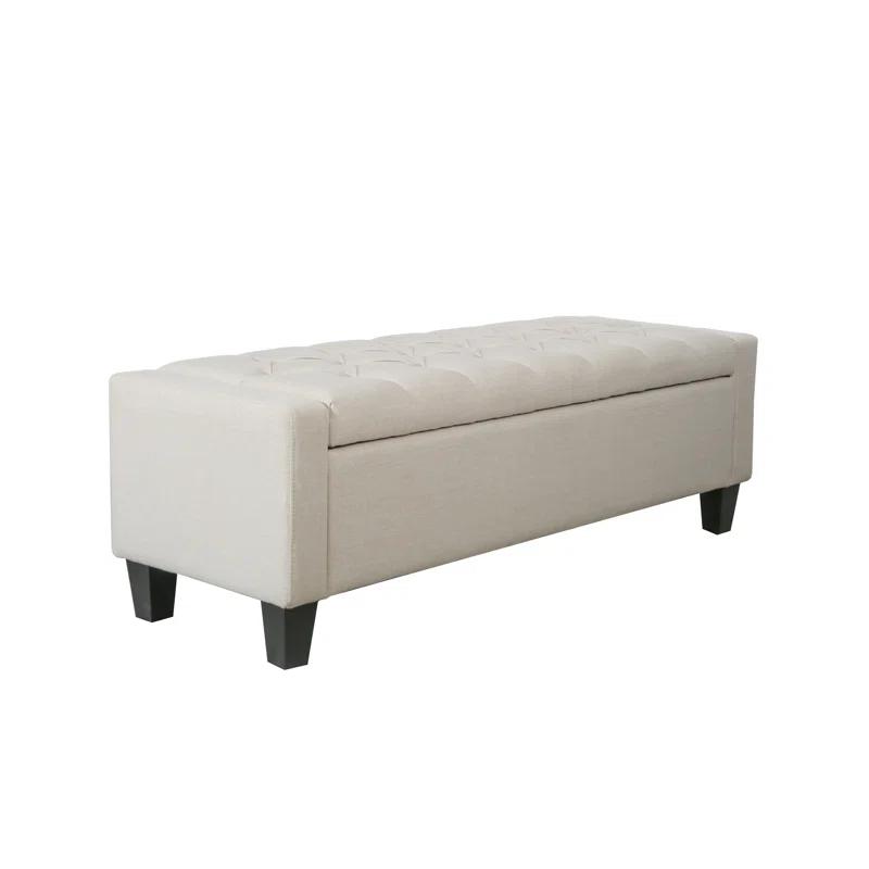 Porthos Home Porthos Home Wren Fabric Button Tufted Storage Bench