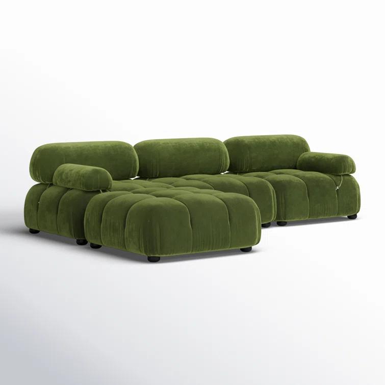 Sigma 4 - Piece Modular Upholstered Reversible L-Sectional