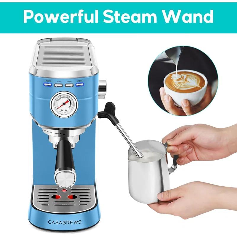 CASABREWS CASABREWS CM5418 20 Bar Espresso Machine Coffee Maker W/ Powerful Steam Wand Stainless Steel