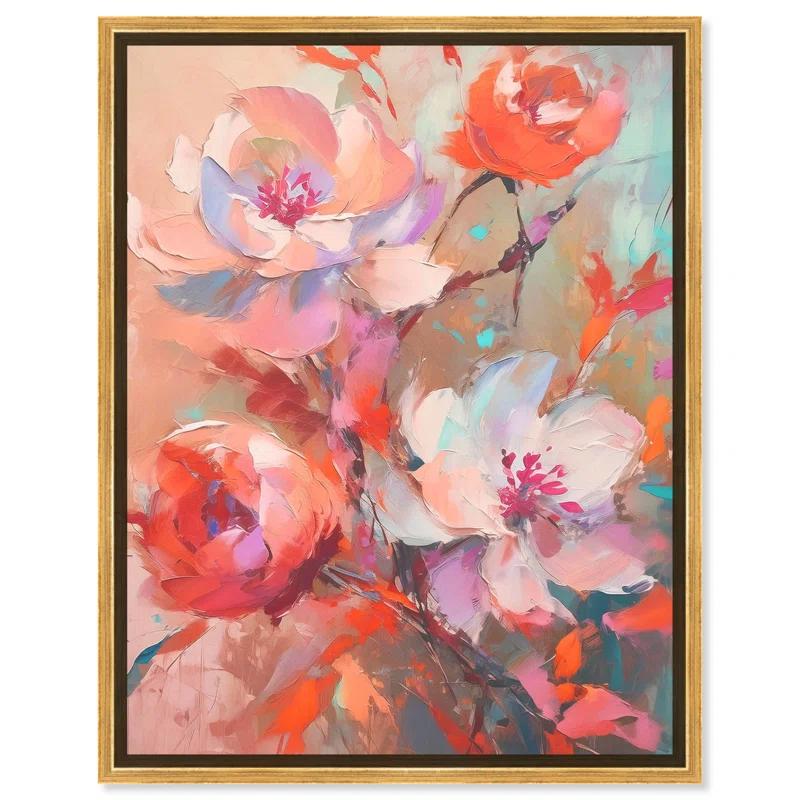 Art Remedy Romance Canvas Peach Boho Wall Art by Art Remedy