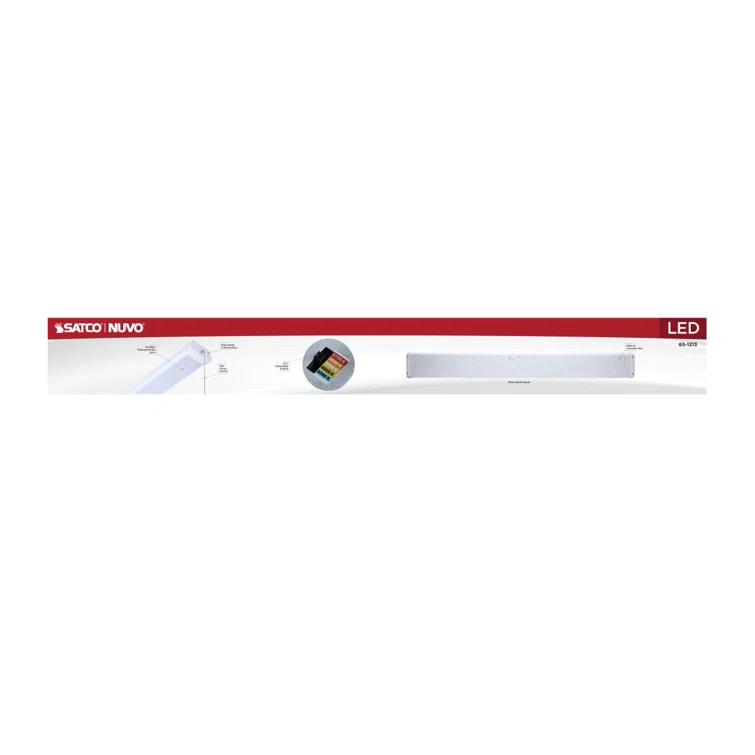 Nuvo LED 4 Foot Ceiling Wrap with Pull Chain 39 Watts 27K/30K/35K/40K/50K CCT Selectable  120 Volt