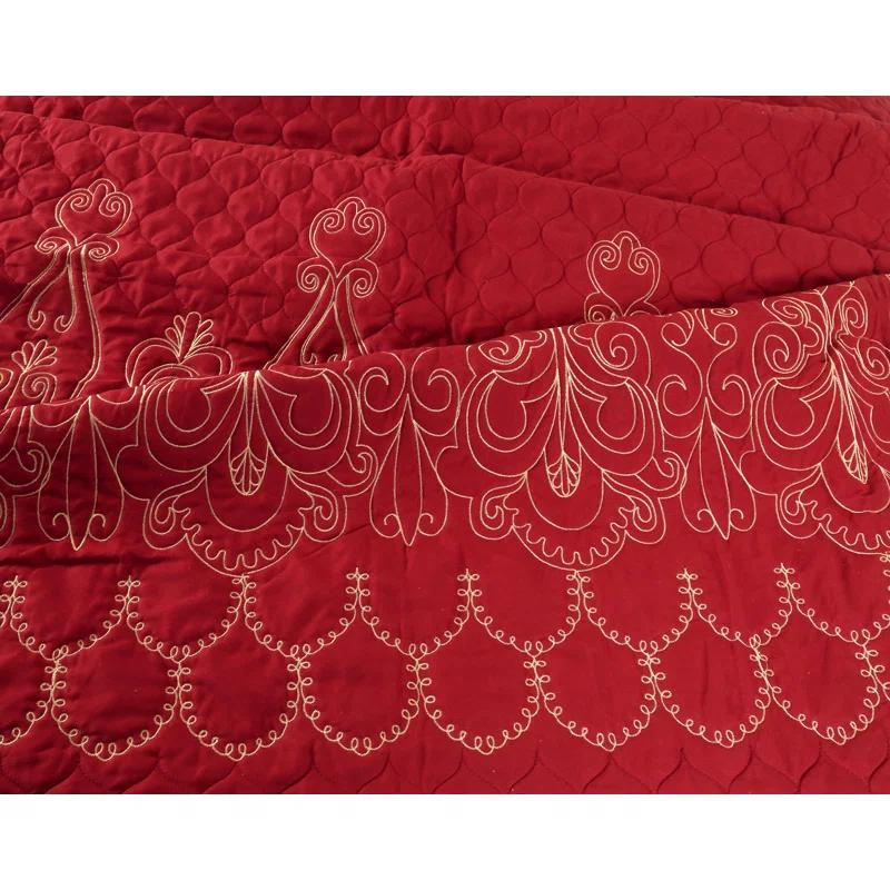 Marina Decoration Marina Elegant Ultra Soft Reversible Quilt Set & Reviews | Wayfair