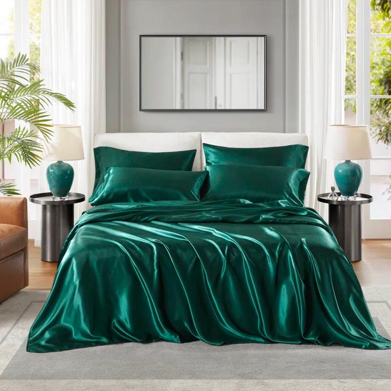 Madison Park Essentials Satin Luxury Sheet Set