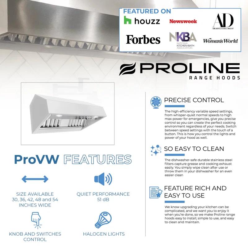 ProLine Range Hoods ProLine Range Hoods Range Hood Fan